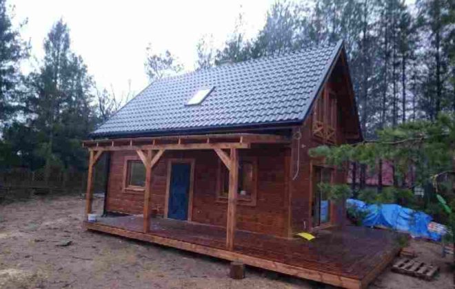 Dom drewniany Gostomko
