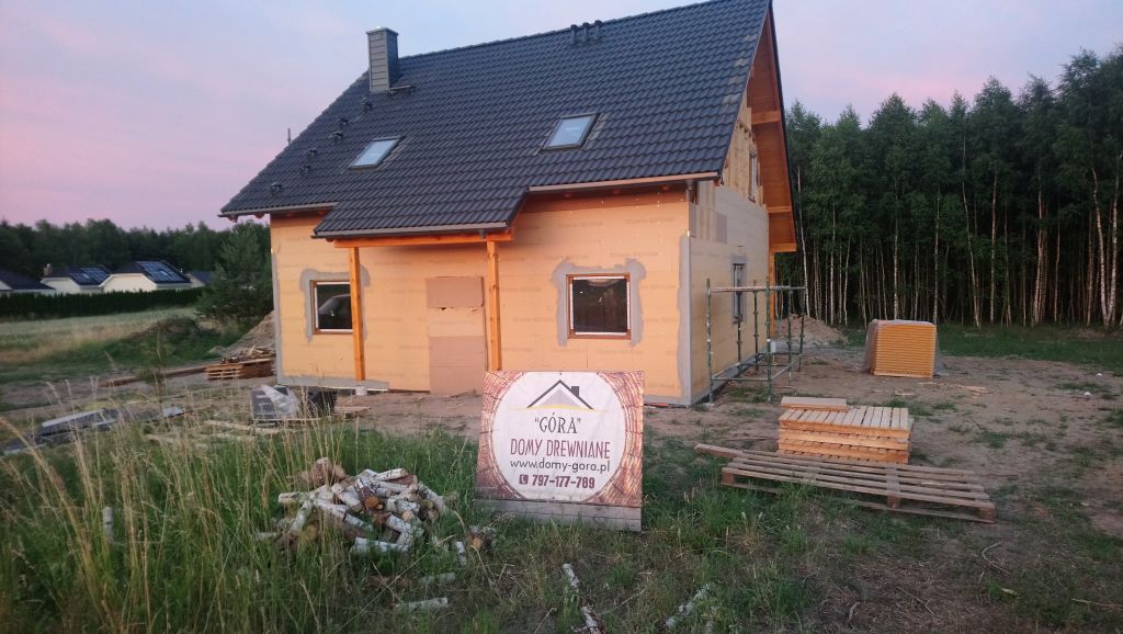 dom drewniany starogard gdanski domy góra